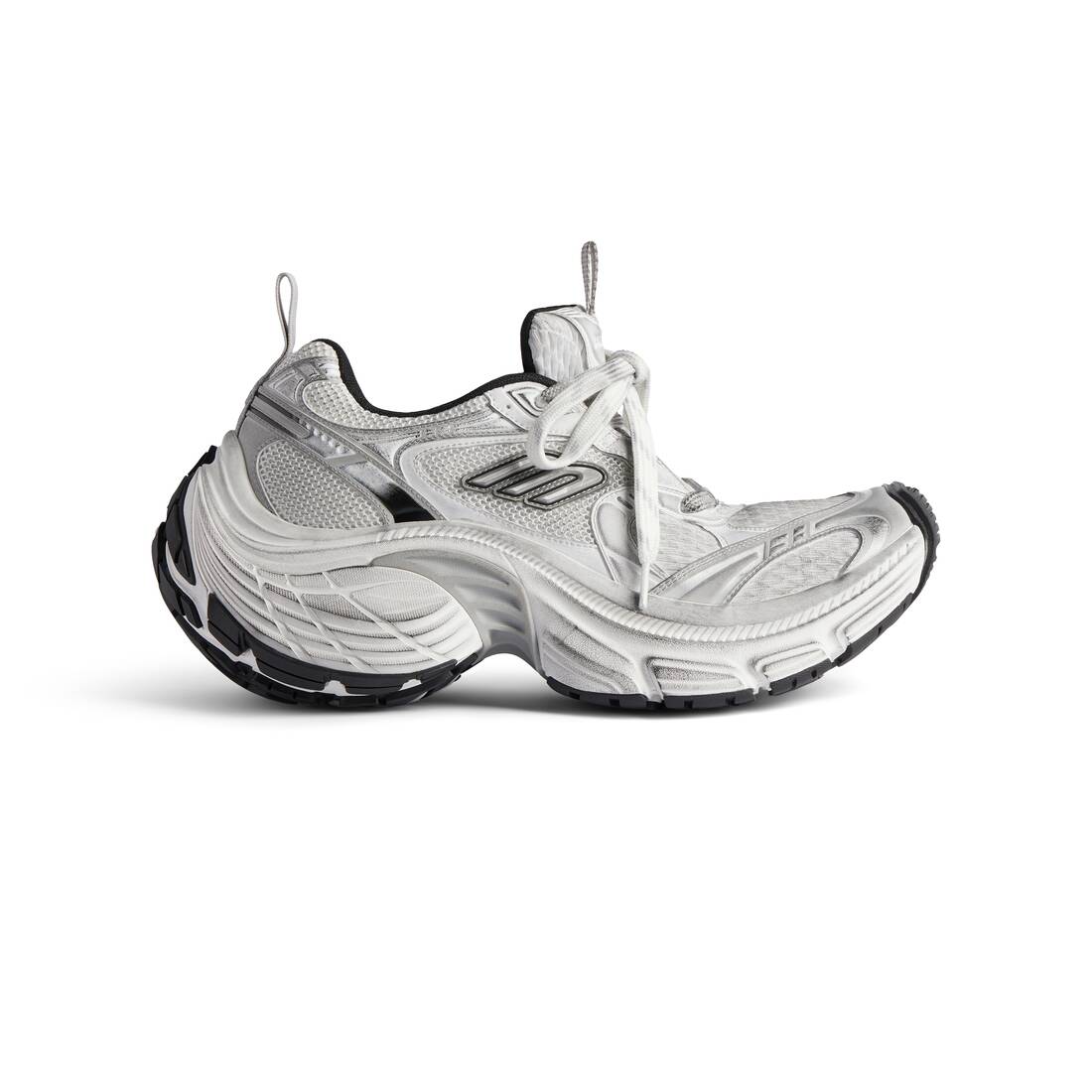 Men’s 10xl Sneaker in White/black/gris - Image 1